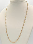 Cadena eslabon gc Tres oros 18k 9,44 Gr / 4 mm / 60 Cm Broche 0,15