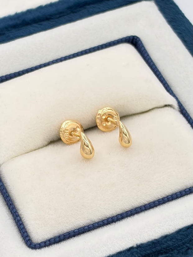 Topos gotas mini  Oro amarillo 18k 0,47 Gr / 2 mm