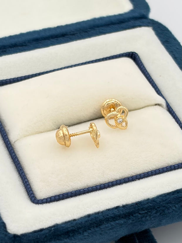 Topos nudo de la trinidad Oro amarillo 18k 0,77 Gr / 5 mm