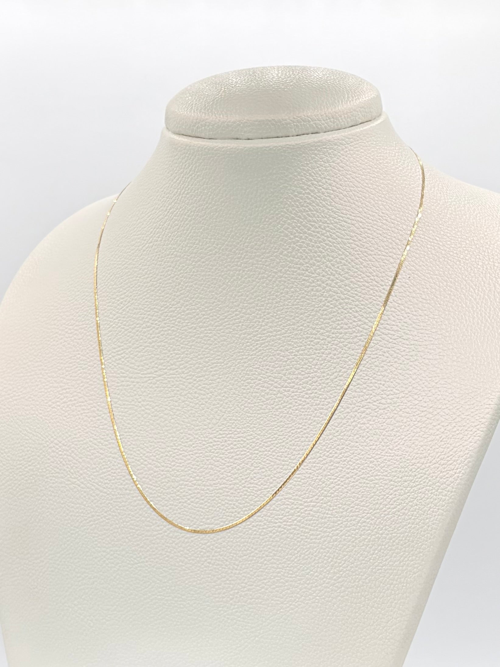 Cadena It espejo Oro amarillo 18k 1,68 Gr / 1 mm / 50 Cm