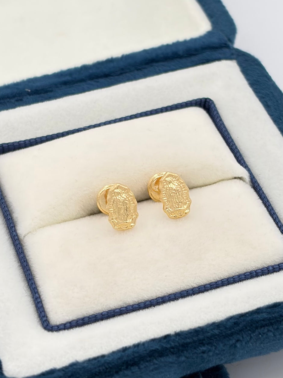 Topos virgen de guadalupe Oro amarillo 18k 0,60 Gr / 5 mm