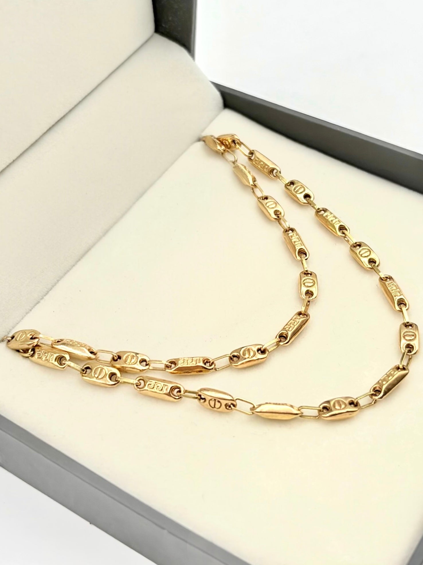 Cadena rustica Oro amarillo 18k 10,55 Gr / 4,0 mm / 60 Cm Broche 0,60