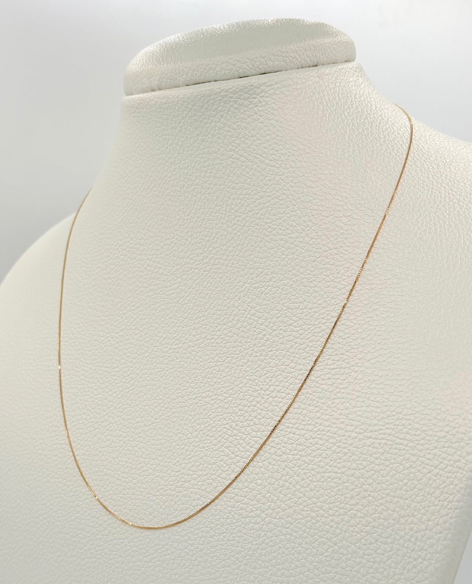 Cadena It Espejo Oro amarillo 18k +1 / 1,90 Gr / 1,1 mm / 50 Cm