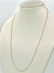 Cadena It Mini militar Oro amarillo 18k +1 / 3,71 Gr / 1,0 mm / 60 Cm