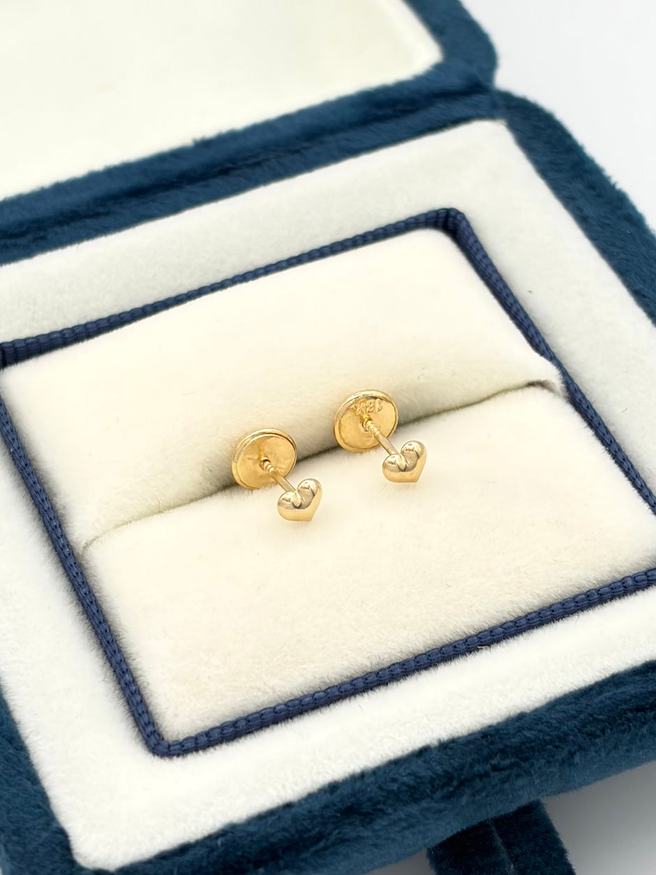Topos corazon mini Oro amarillo 18k 0,40 Gr / 4 mm