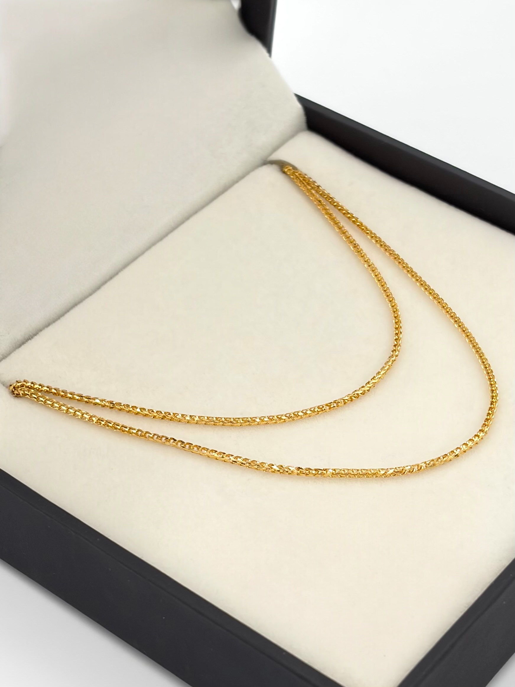 Cadena It Franco Oro amarillo 18k +1 / 5,90 Gr / 1,1 mm / 60 Cm
