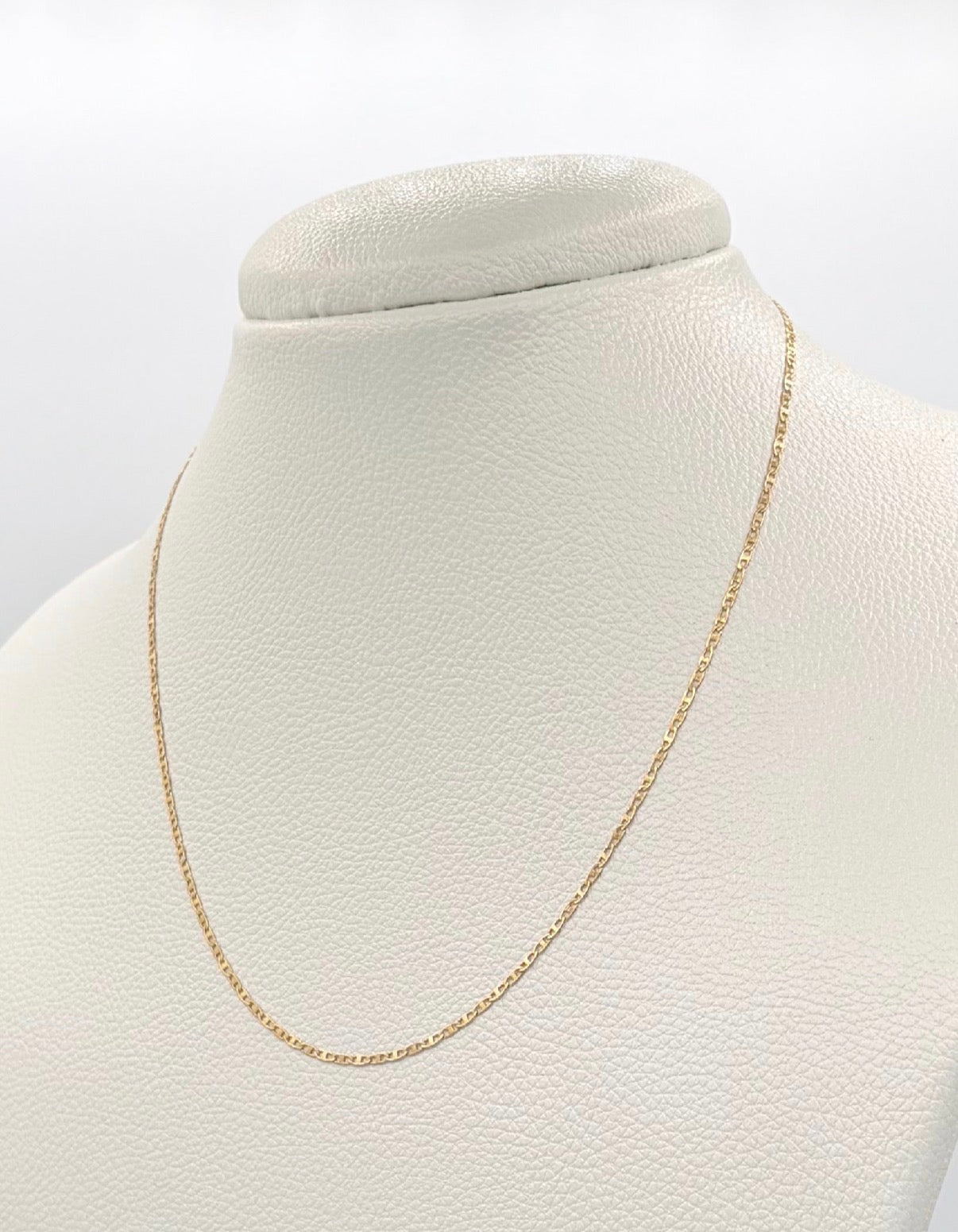 Cadena It Plana Oro amarillo 18k +1 / 2,76 Gr / 2,0 mm / 45 Cm