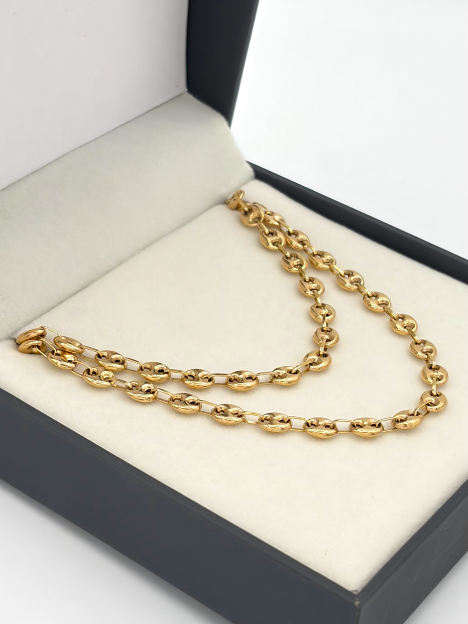 Cadena Gc Oro amarillo 18k 10,52 Gr / 5,0 mm / 60 Cm Broche 0,60
