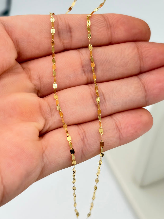 Cadena It crispeta Oro amarillo 18k 0,87 Gr / 1 mm / 45 Cm