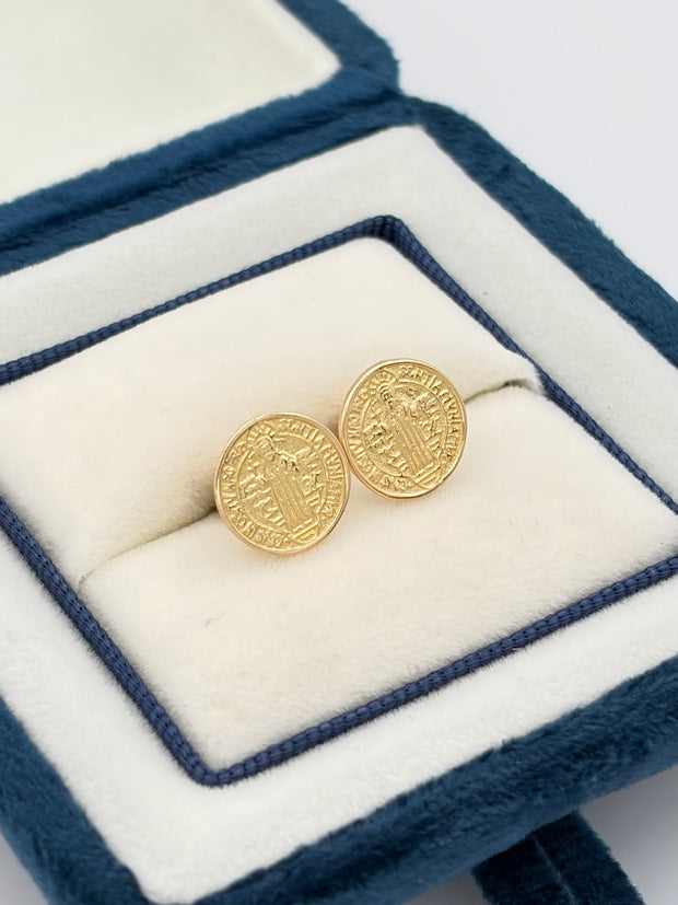 Topos San benito Oro amarillo 18k 1,66 Gr / 10 mm