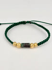 Pulsera tejida 2BD #7 2BD #6 murralla Oro amarillo 18k 0,90 Gr