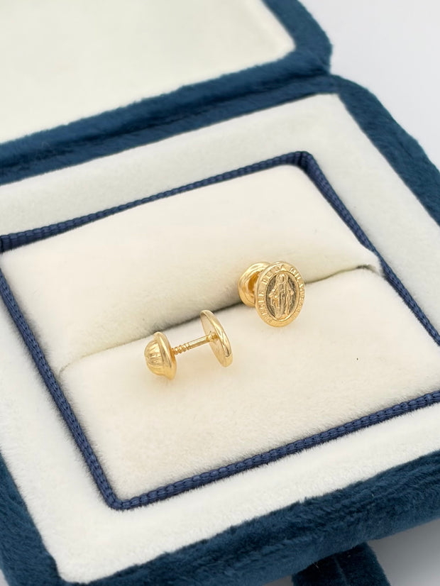Topos virgen la milagrosa  Oro amarillo 18k 0,74 Gr / 6 mm