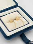 Topos Colgantes corazon dorado Oro amarillo 18k 0,86 Gr / 7 mm