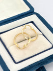 Candonga Triangulares lisas Oro amarillo 18k 1,10 Gr / 1,7 Cm