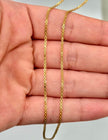 Cadena It china Oro amarillo 18k 1,39 Gr / 1 mm / 40 Cm