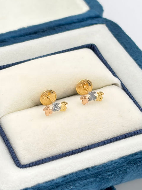 Topos 3 ositos Tres oros 18k 0,71 Gr / 8 mm