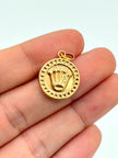 Dije Medalla rolex Oro amarillo 18k 1,10 Gr / 1,5 Cm