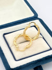 Candonga Melcocha entorchada Oro amarillo 18k 2,24 Gr / 2,2 Cm