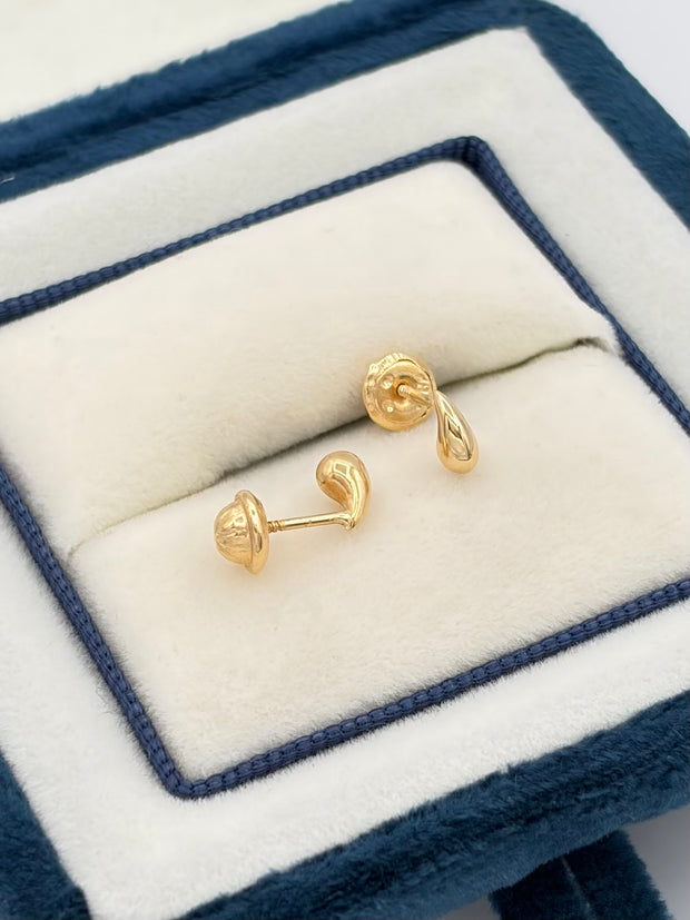 Topos gotas mini  Oro amarillo 18k 0,47 Gr / 2 mm