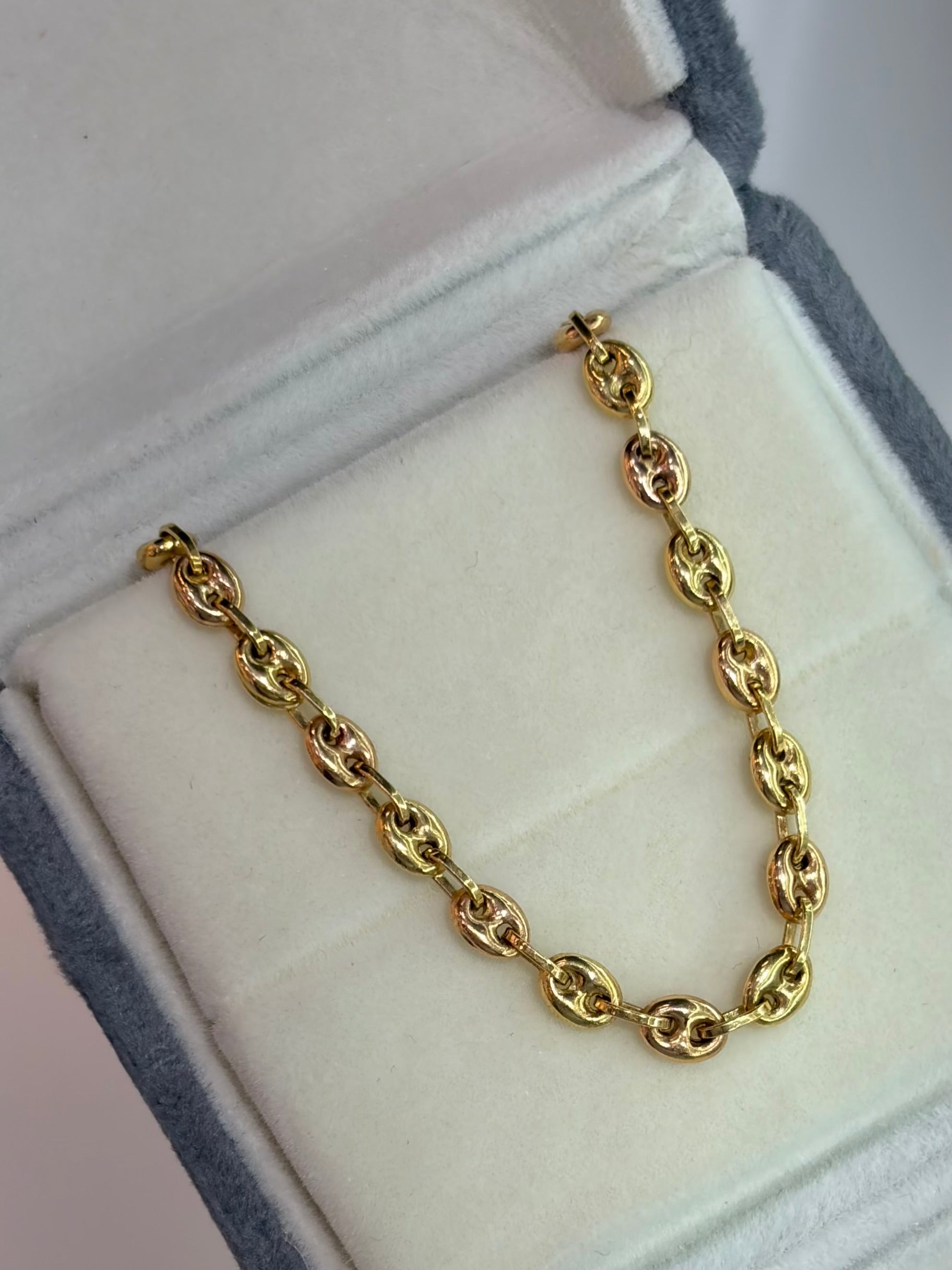 Pulso gc Oro amarillo y Oro rosa 18k 5,40 Gr / 3,5 mm / 21 Cm Broche 0,15