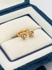 Topos nudo trinidad  Tres oros 18k 0,90 Gr / 6 mm