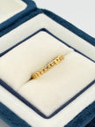 Anillo Cubano Oro amarillo 18k / Talla 7 / 1,29 Gr