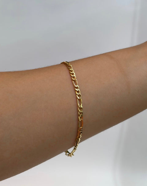 Pulso It 3x1 Oro amarillo 18k +1 / 1,70 Gr / 3 mm / 19,5 Cm