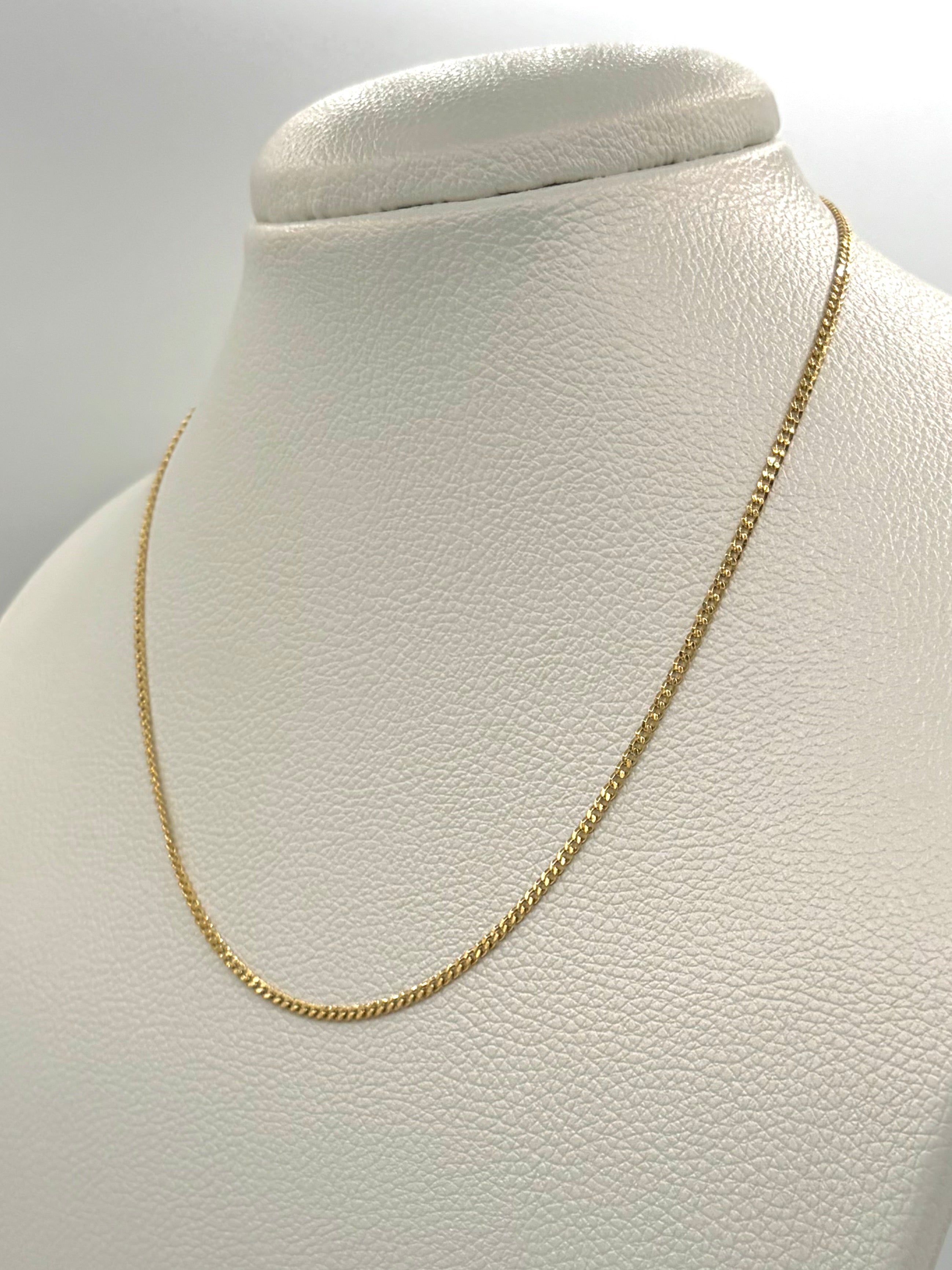 Cadena It cubana Oro amarillo 18k 2,64 Gr / 2 mm / 45 Cm