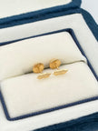 Topos pluma  Oro amarillo 18k 0,48 Gr / 2 mm