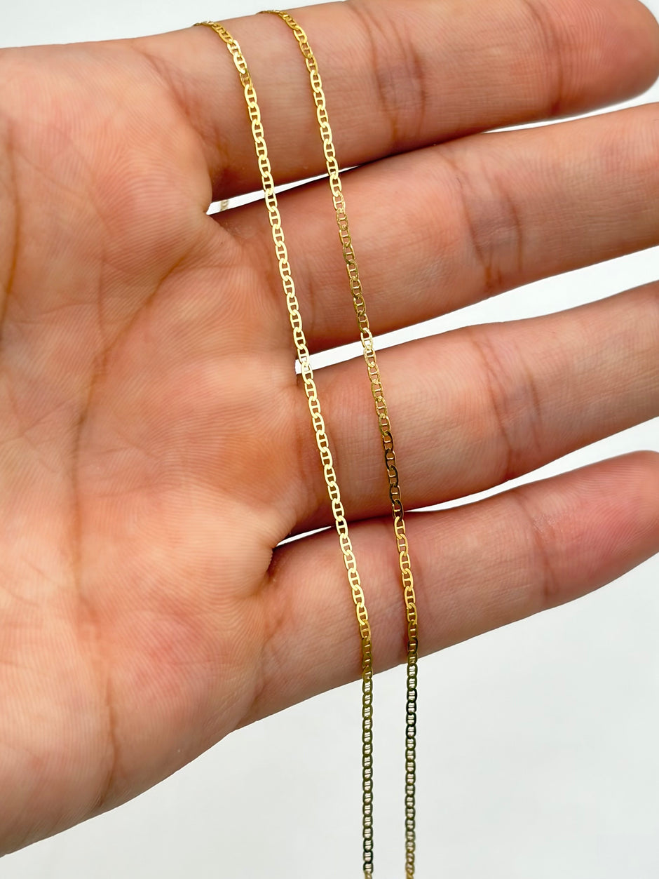 Cadena It plana Oro amarillo 18k 1,65 Gr / 1,1 mm / 60 Cm