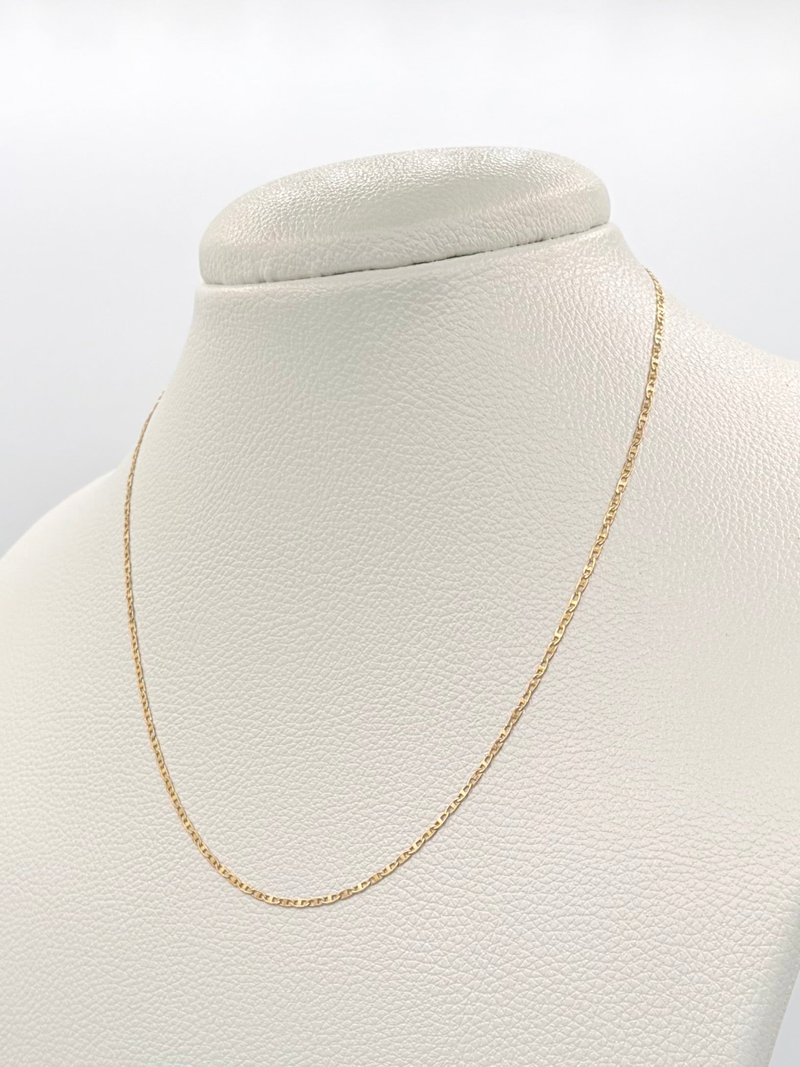 Cadena It plana Oro amarillo 18k 1,70 Gr / 1 mm / 50 Cm