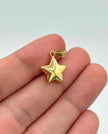 Dije Estrella  Oro amarillo 18k 0,62 Gr / 1 Cm