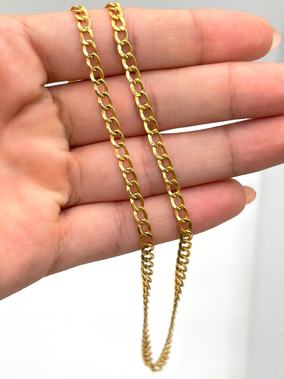 Cadena It Cubana Oro amarillo 18k 4,47 Gr / 2,5 mm / 50 Cm