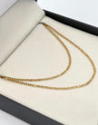Cadena It Plana Oro amarillo 18k +1 / 2,76 Gr / 2,0 mm / 45 Cm