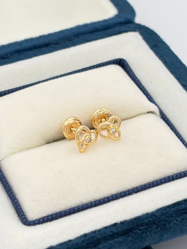 Topos nudo de la trinidad Oro amarillo 18k 0,77 Gr / 5 mm