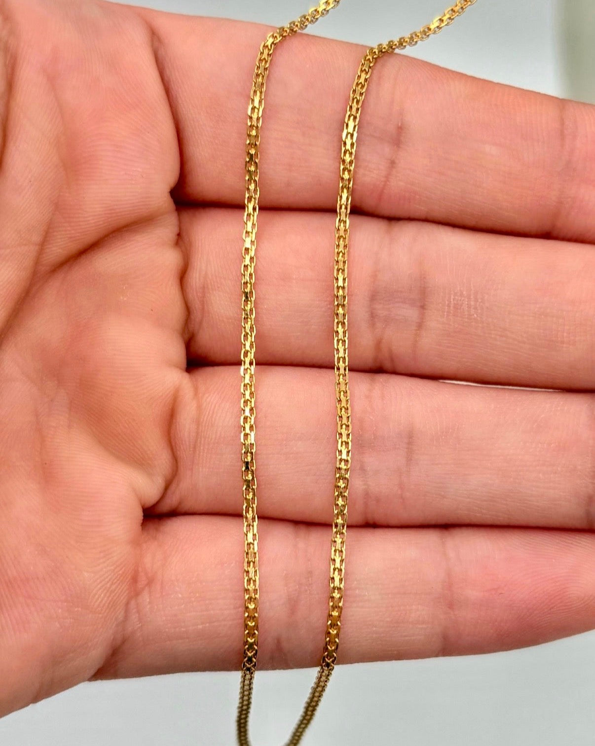 Cadena It China Oro amarillo 18k +1 / 3,10 Gr / 1,0 mm / 60 Cm