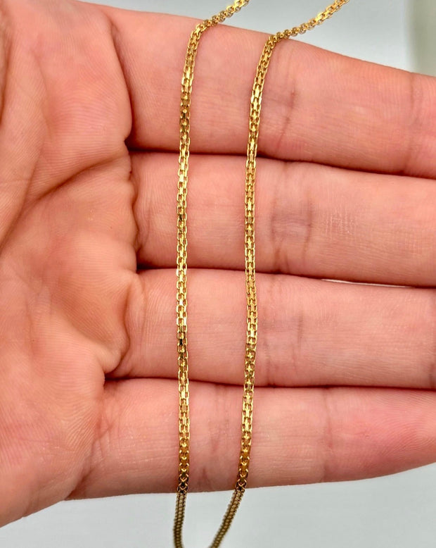 Cadena It china Oro amarillo 18k +1 / 3,13 Gr / 1,1 mm / 60 Cm
