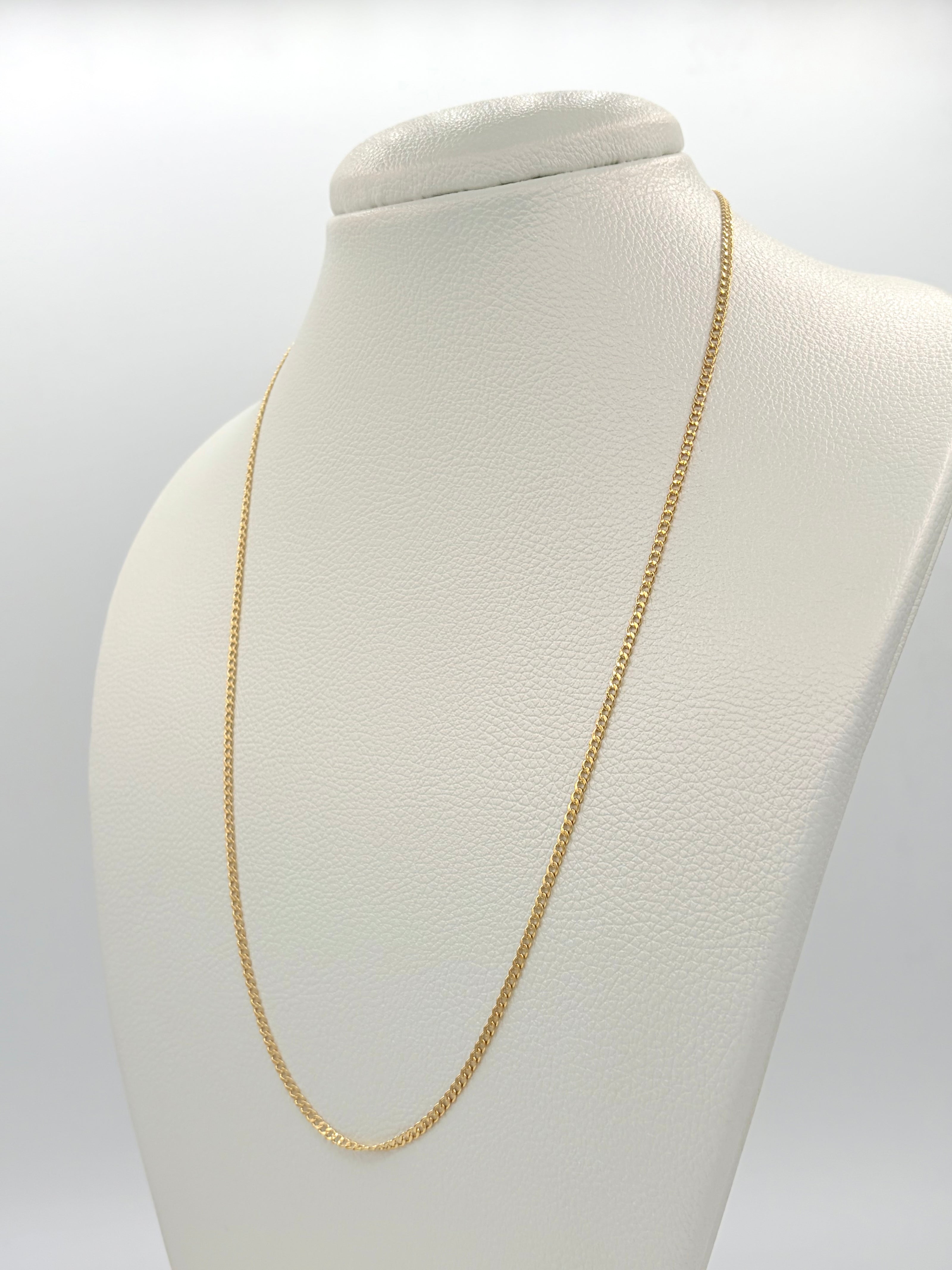 Cadena It cubana Oro amarillo 18k 3,10 Gr / 3 mm / 60 Cm