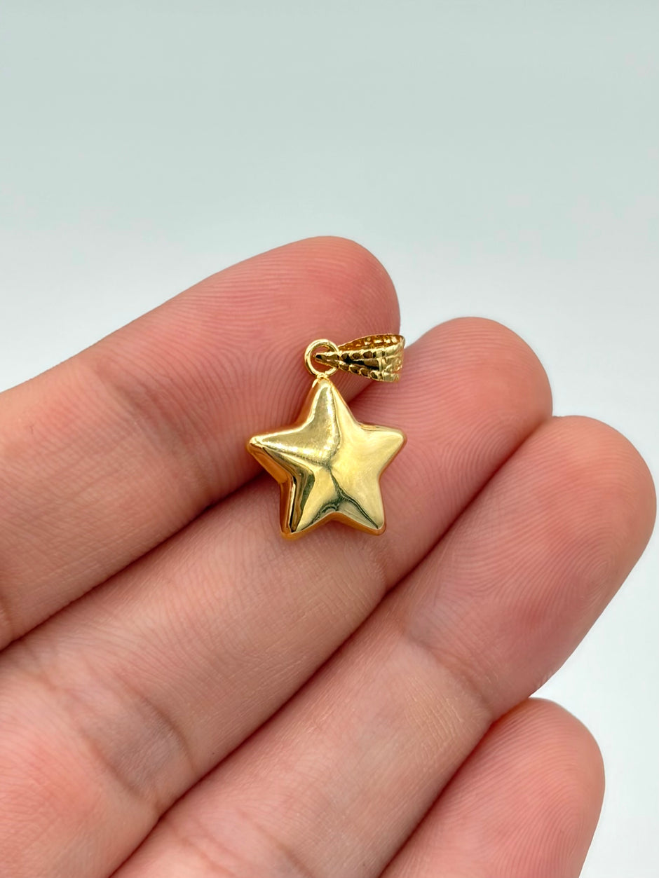 Dije Estrella   Oro amarillo 18k 0,62 Gr / 1 Cm