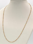 Cadena eslabon gc Tres oros 18k 6,23 Gr / 3 mm / 60 Cm Broche 0,15