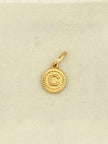 Dije Inicial C Oro amarillo 18k 0,62 Gr / 1 Cm
