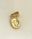 Dije Inicial cursiva V Oro amarillo 18k 0,49 Gr / 1 Cm