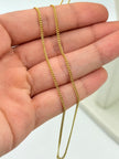 Cadena It mini cubana Oro amarillo 18k 2,0 Gr / 1,0 mm / 60 Cm