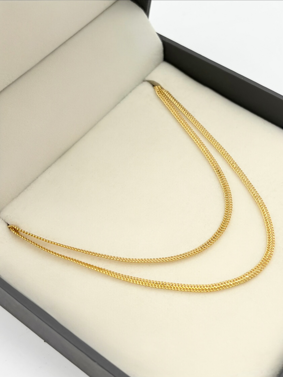 Cadena It Mini sedusa Oro amarillo 18k +1 / 2,89 Gr / 2,0 mm / 60 Cm