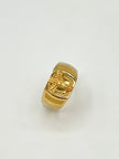 Anillo Troquelado Cristo Oro amarillo 18k / Talla 7/2 / 3,84 Gr