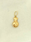 Dije bolsa de dinero Oro amarillo 18k 0,66 Gr / 8,1 mm / 2,1 Cm