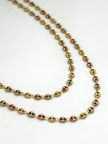 Cadena eslabon gc Tres oros 18k 6,23 Gr / 3 mm / 60 Cm Broche 0,15