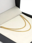 Cadena It china Oro amarillo 18k 2,52 Gr / 2 mm / 50 Cm