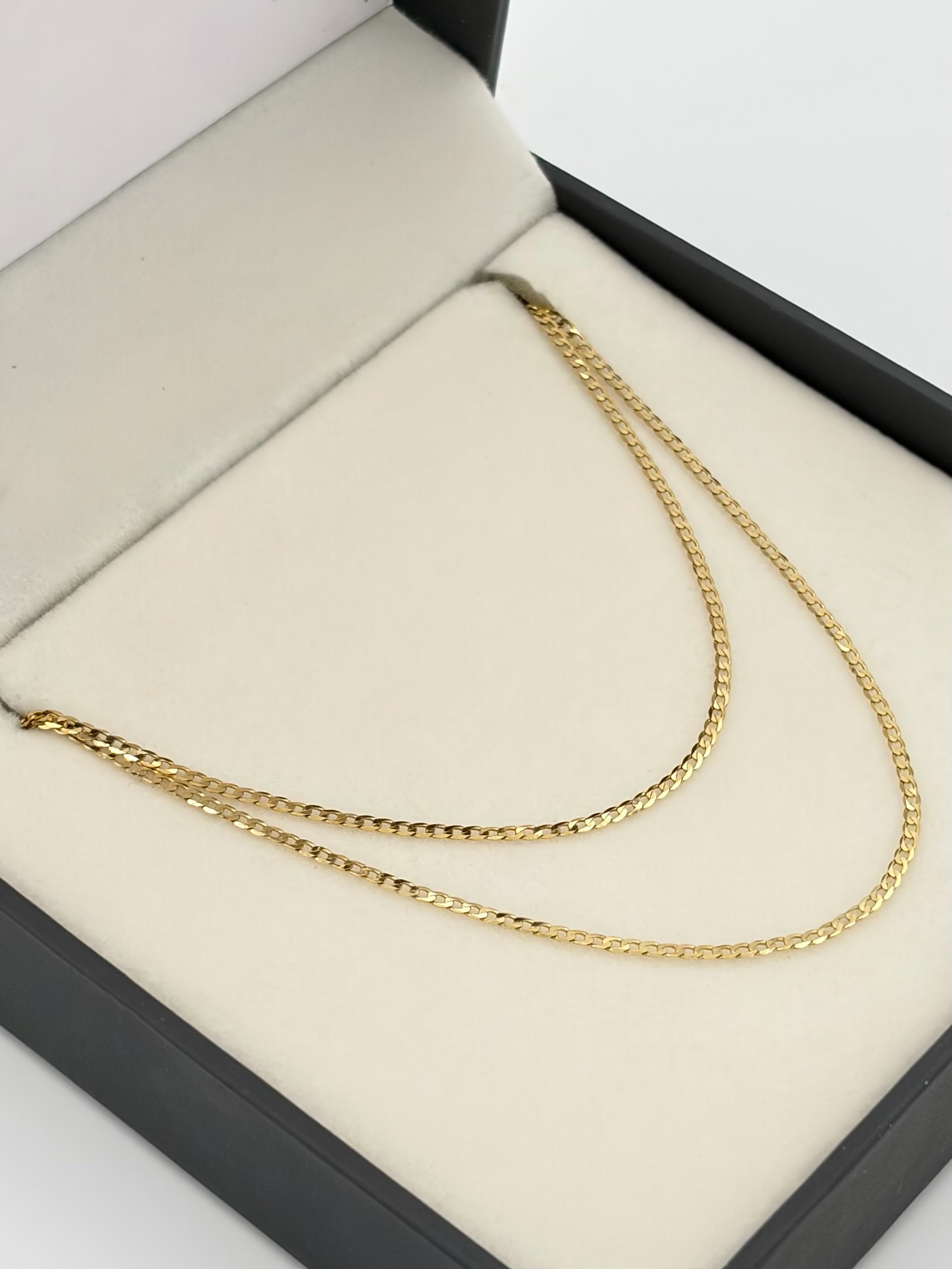 Cadena It Mini cubana Oro amarillo 18k +1 / 2,10 Gr / 1,1 mm / 50 Cm