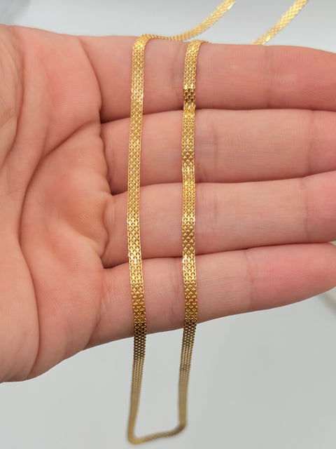 Cadena It China Oro amarillo 18k +1 / 4,46 Gr / 4,0 mm / 60 Cm